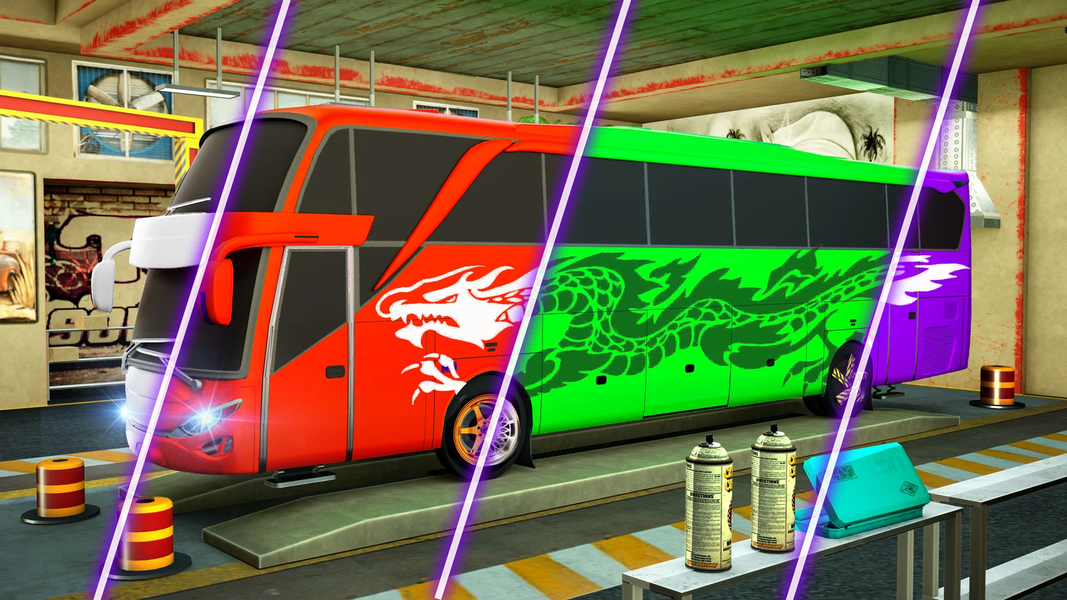 Bus Driving Simulator Bus game - عکس بازی موبایلی اندروید