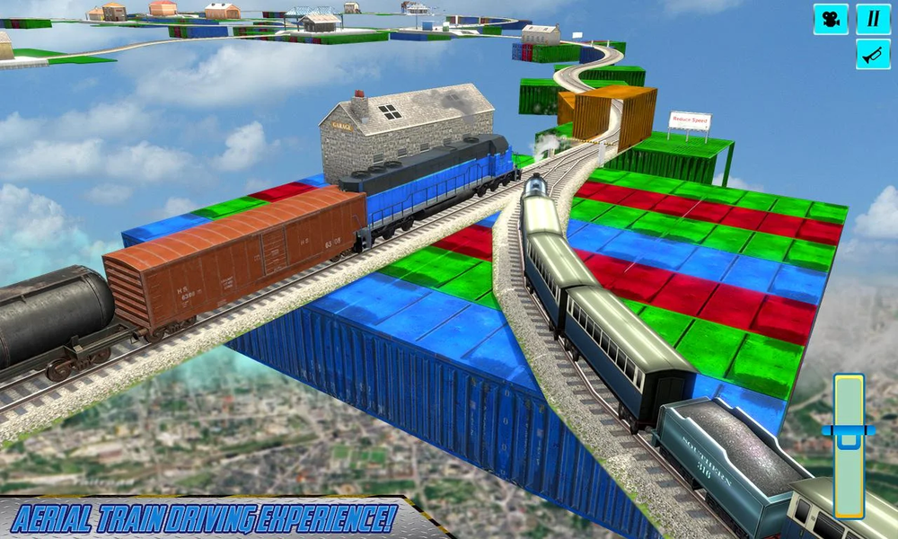 Train Driving Ramp Games - Gameplay image of android game