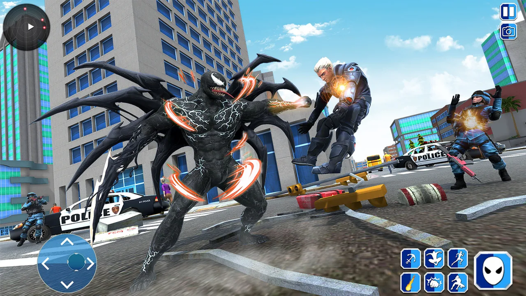 Black Spider Super hero Games - Gameplay image of android game