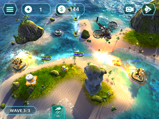 Naval Storm TD - Gameplay image of android game