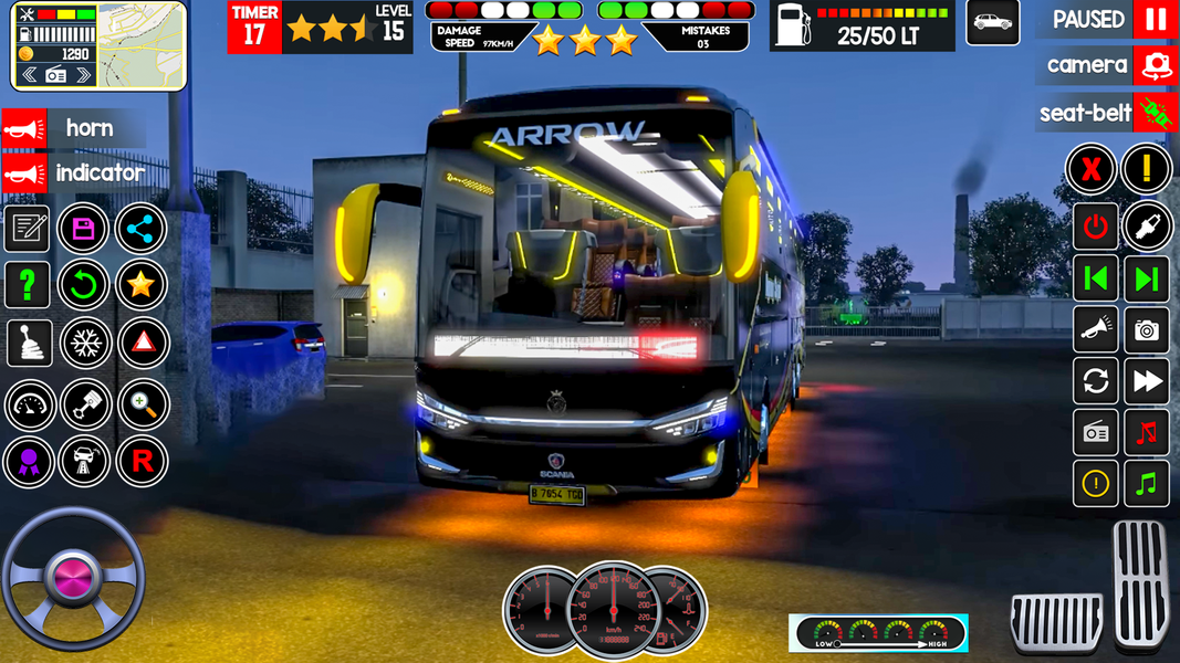 Bus Driving Game: Bus Games 3D - Gameplay image of android game