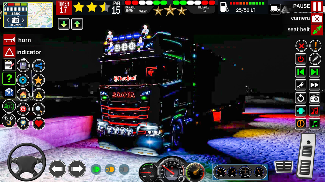 Truck Game: US Truck Simulator - Gameplay image of android game