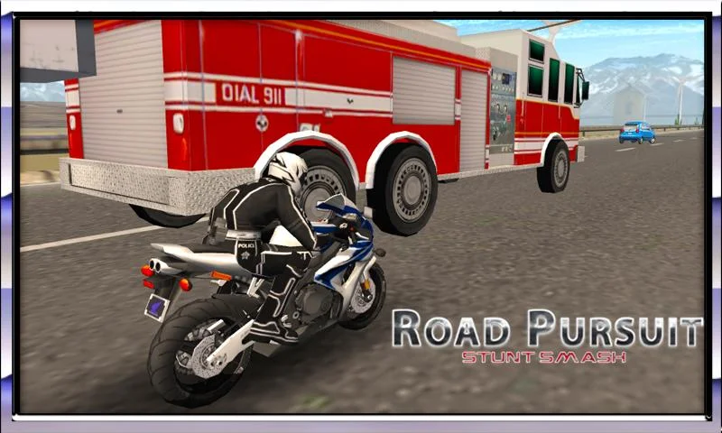 Police Bike Pursuit Highway - Gameplay image of android game