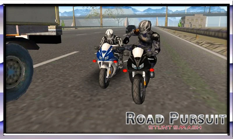 Police Bike Pursuit Highway - Gameplay image of android game