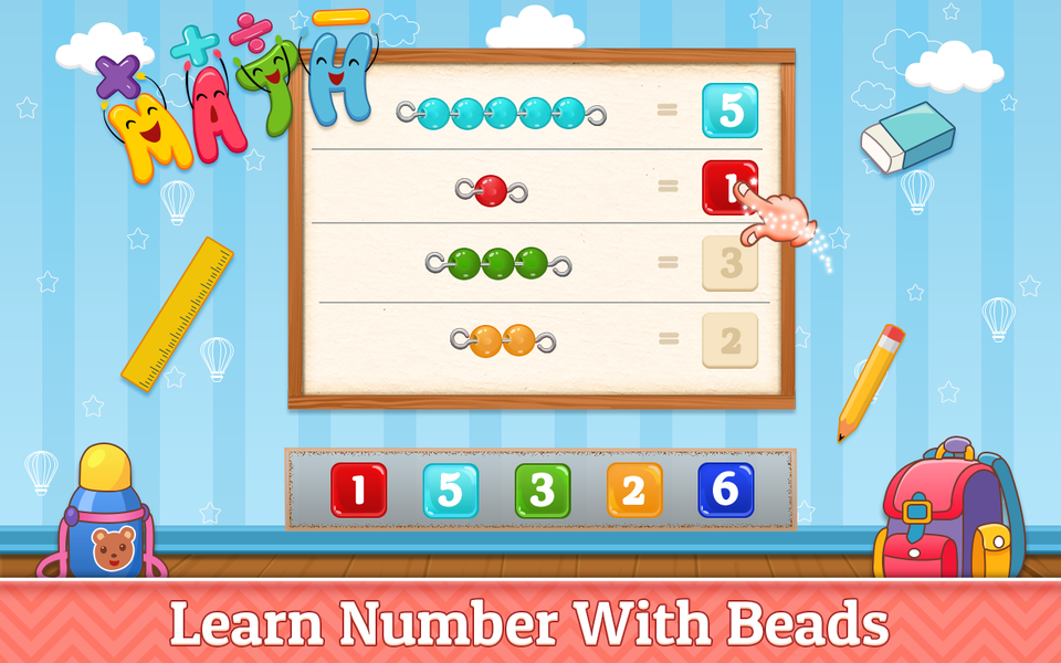 Number Learning for Kids - Gameplay image of android game