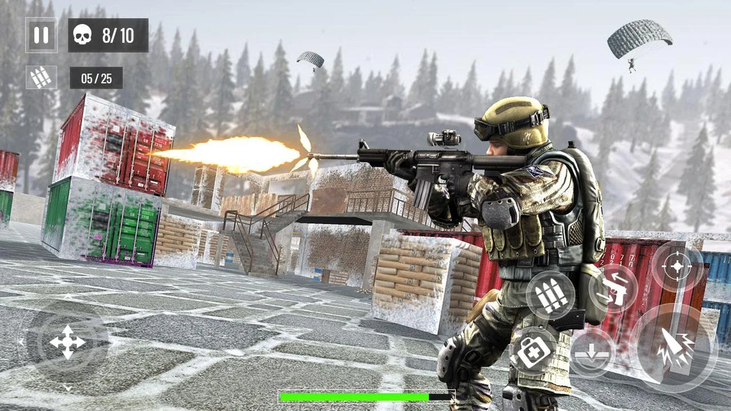 Elite Commando Shooting Games - Gameplay image of android game