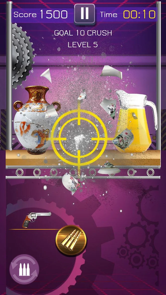 Bottle shooter Gun Shooting 3d - Gameplay image of android game