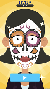 Face Paint - Satisfying game - عکس بازی موبایلی اندروید