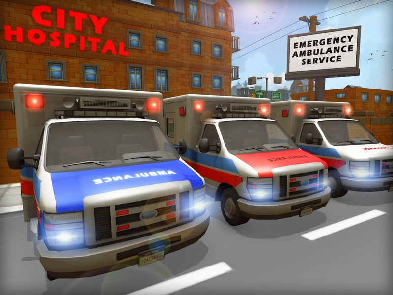Emergency Ambulance Rescue ۹۱۱ - عکس بازی موبایلی اندروید