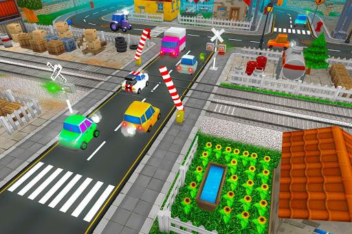 Railroad Crossing Train Signal - Gameplay image of android game