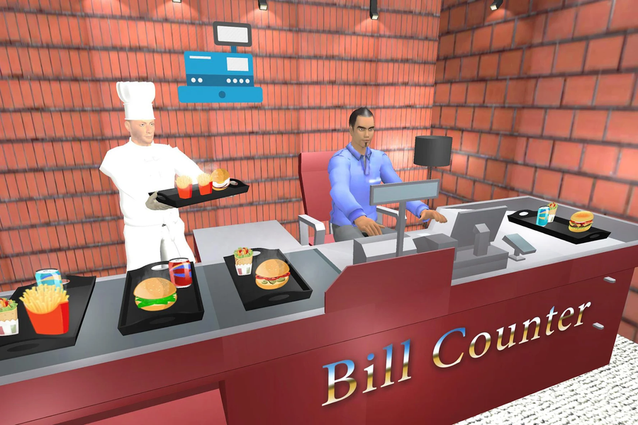 Kitchen Chef Food Cooking Game - Gameplay image of android game