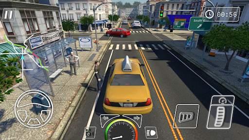 City Taxi Driving Simulator 3D - Gameplay image of android game