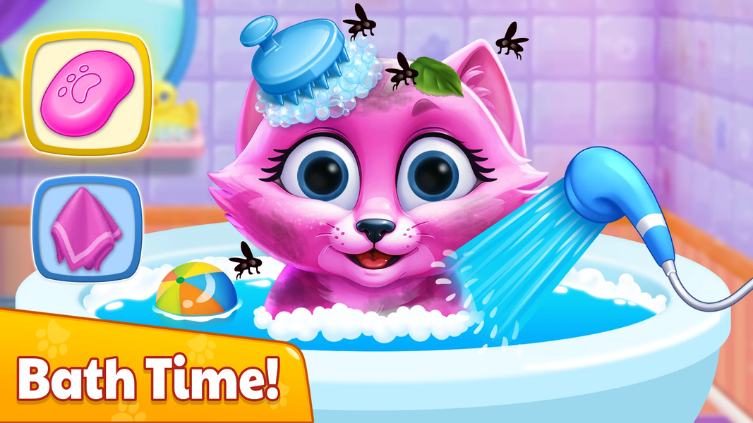 Kitty Daycare Salon Games - عکس بازی موبایلی اندروید