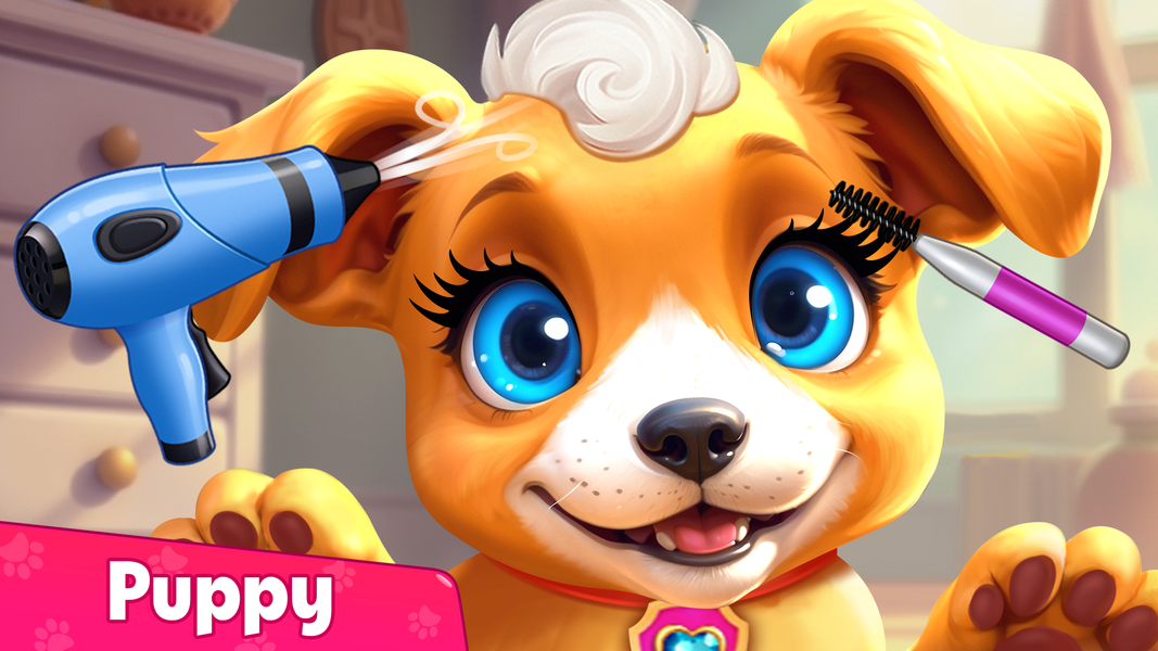 Puppy Daycare Salon Games - عکس بازی موبایلی اندروید