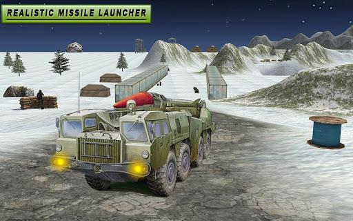 Missile launcher US army truck 3D simulator 2018 - عکس بازی موبایلی اندروید