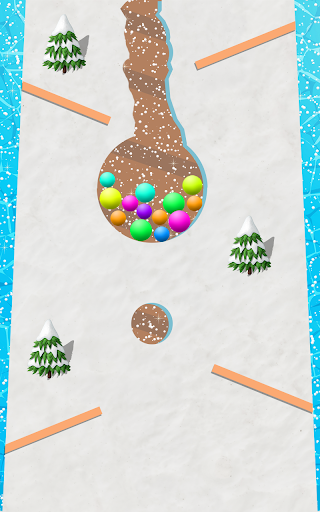 Snowball : Drag the balls in a snow - عکس بازی موبایلی اندروید