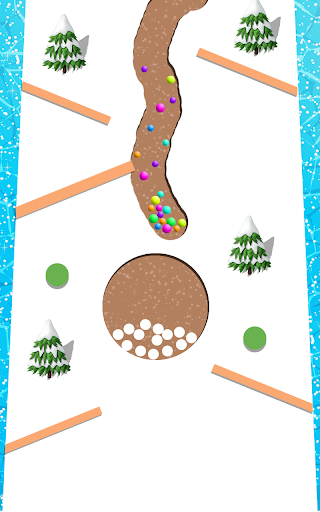 Snowball : Drag the balls in a snow - عکس بازی موبایلی اندروید