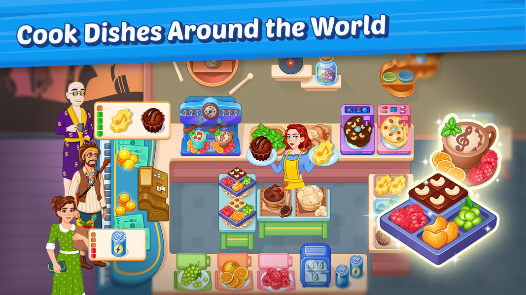 Cooking Storm:Fun Cooking Game - عکس بازی موبایلی اندروید