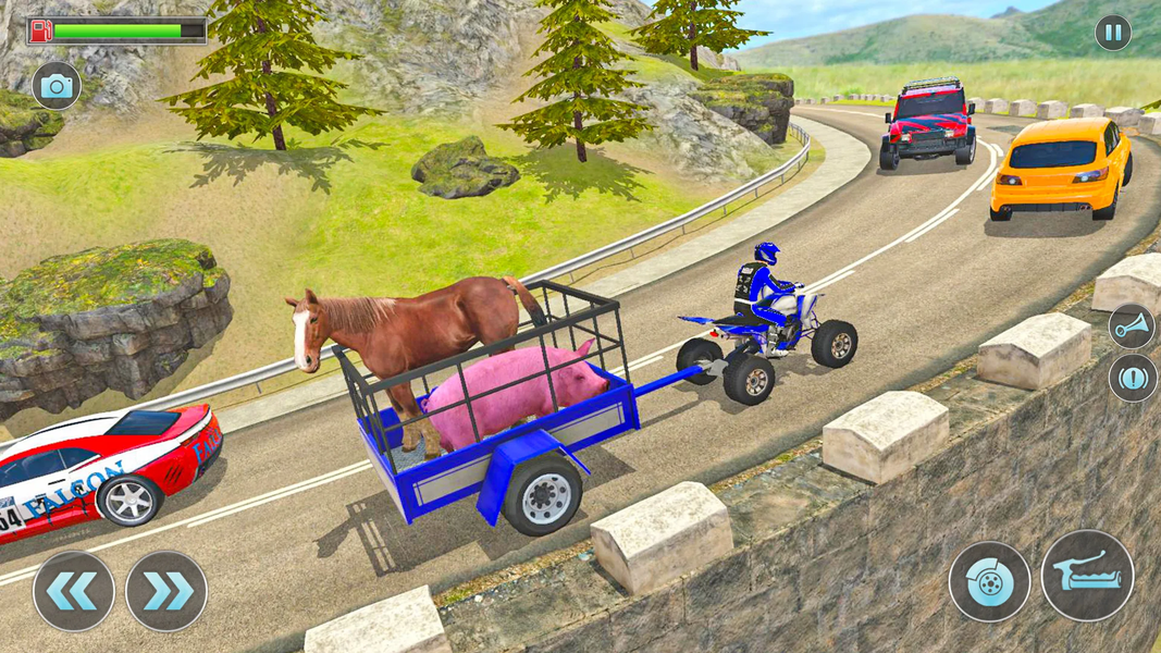Animal Transport Games Race 3d - Gameplay image of android game