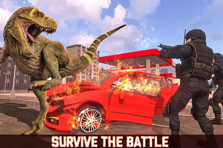 VIREI UM DINOSSAURO E DEVOREI A CIDADE TODA → Dinosaurs Terrorising the  City [ jogo de celular ] 📱🎮 