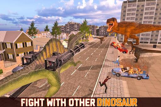 Dinosaur Simulator: City Battleground - Gameplay image of android game