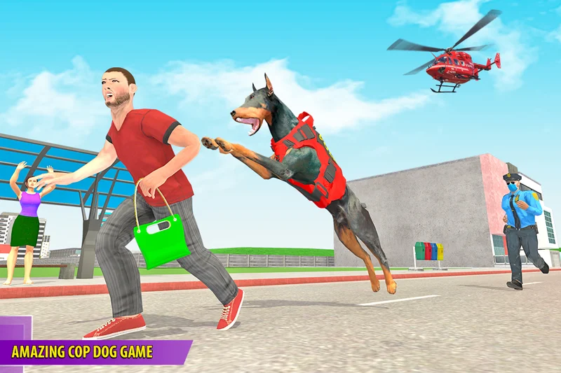 US Police Dog Shooting Crime - Gameplay image of android game
