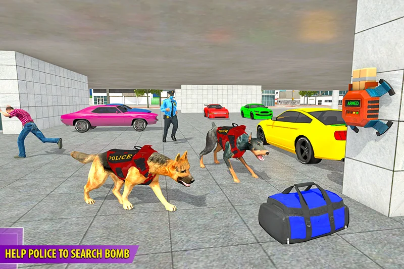US Police Dog Shooting Crime - Gameplay image of android game