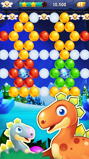 Dino bubble pop Island - عکس بازی موبایلی اندروید