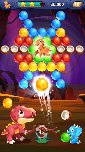 Dino bubble pop Island - عکس بازی موبایلی اندروید