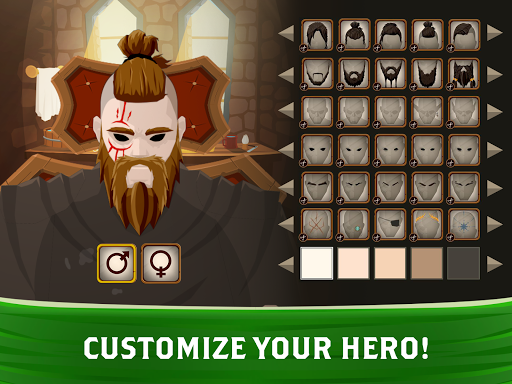 Questland: Turn Based RPG - Gameplay image of android game