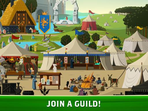 Questland: Turn Based RPG - Gameplay image of android game