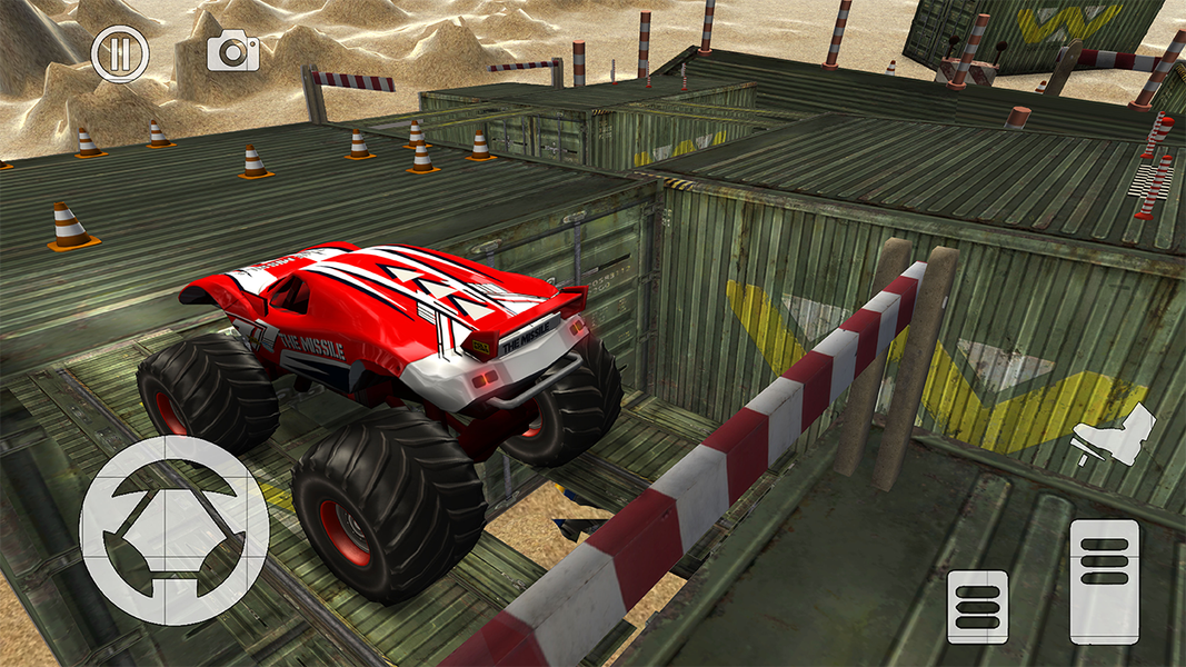 Offroad Monster Truck Parking - Gameplay image of android game