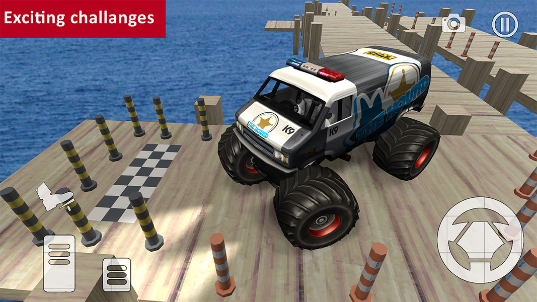 Offroad Monster Truck Parking - Gameplay image of android game