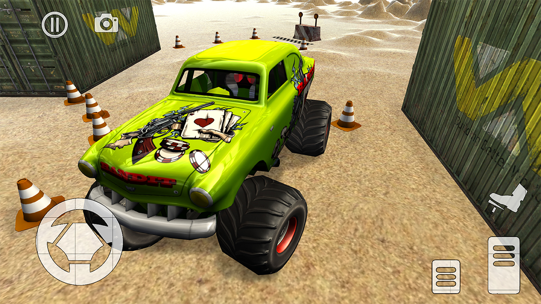 Offroad Monster Truck Parking - Gameplay image of android game