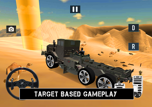 ۴x۴ Off Road Army Truck Driving Desert Games ۲۰۱۸ - عکس بازی موبایلی اندروید