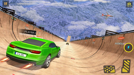 Car Driving & Racing On Crazy Sky Tracks (by CrAzy Games) Android Gameplay  [HD] 
