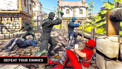 Ninja Assassin SuperHero - Gangster Fighting Games - Gameplay image of android game