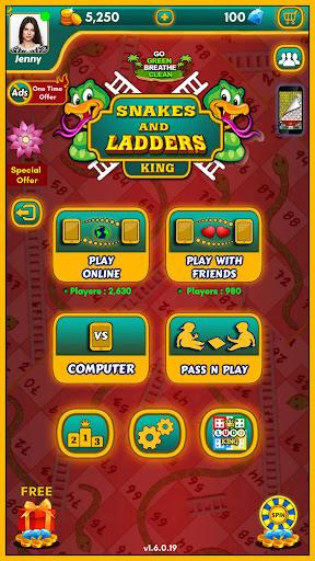 Snakes and Ladders King - Gameplay image of android game