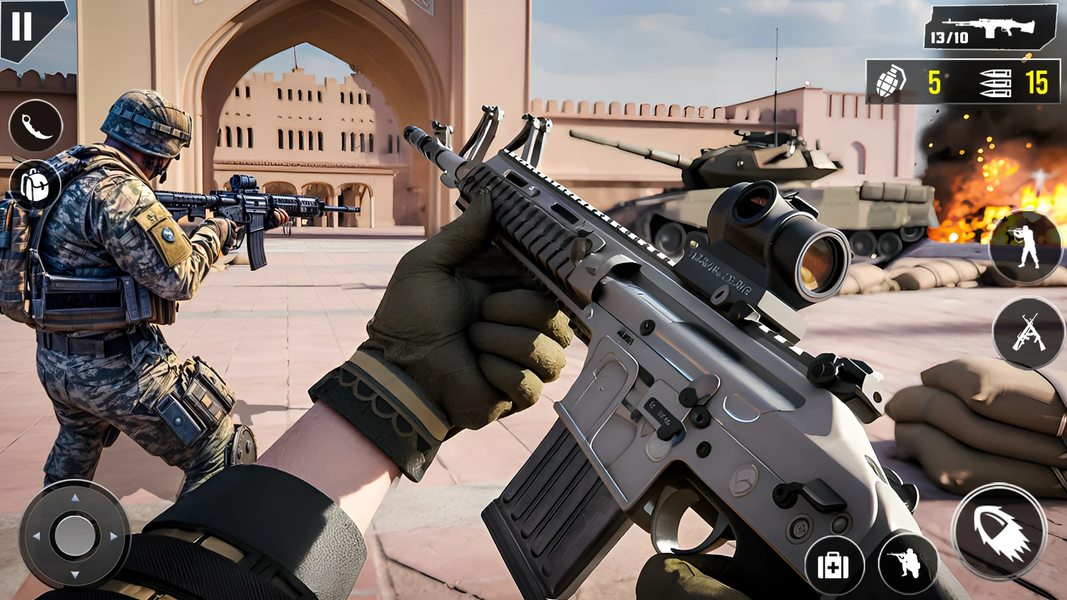 Fps Offline Gun Shooting Game - عکس بازی موبایلی اندروید