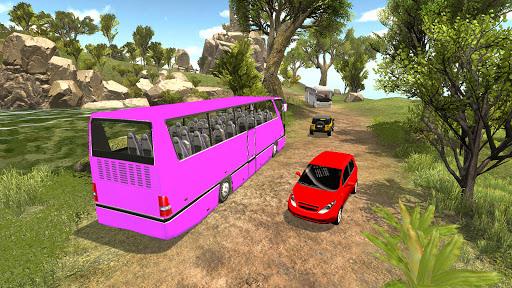 Offroad Bus Climb Hill Racing - Gameplay image of android game