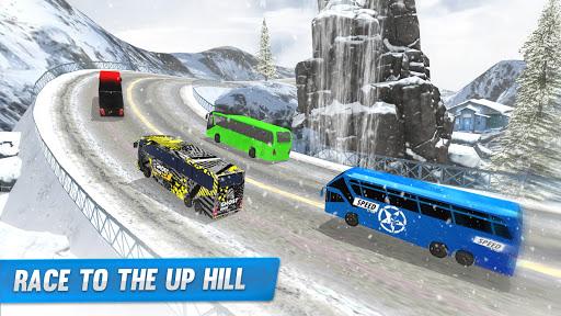 Offroad Bus Climb Hill Racing - Gameplay image of android game