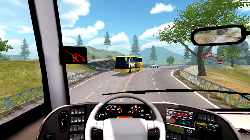 Offroad Bus Climb Hill Racing - Gameplay image of android game