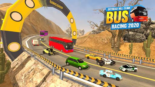 Offroad Bus Climb Hill Racing - Gameplay image of android game
