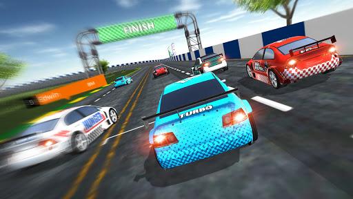 Turbo Car Racing 3D - Fun New Car Games 2021 - Gameplay image of android game