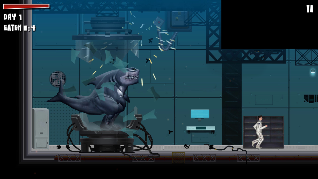 Sharkosaurus Rampage - Gameplay image of android game