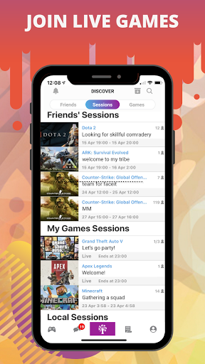 GameTree: LFG & Gamer Friends - عکس برنامه موبایلی اندروید