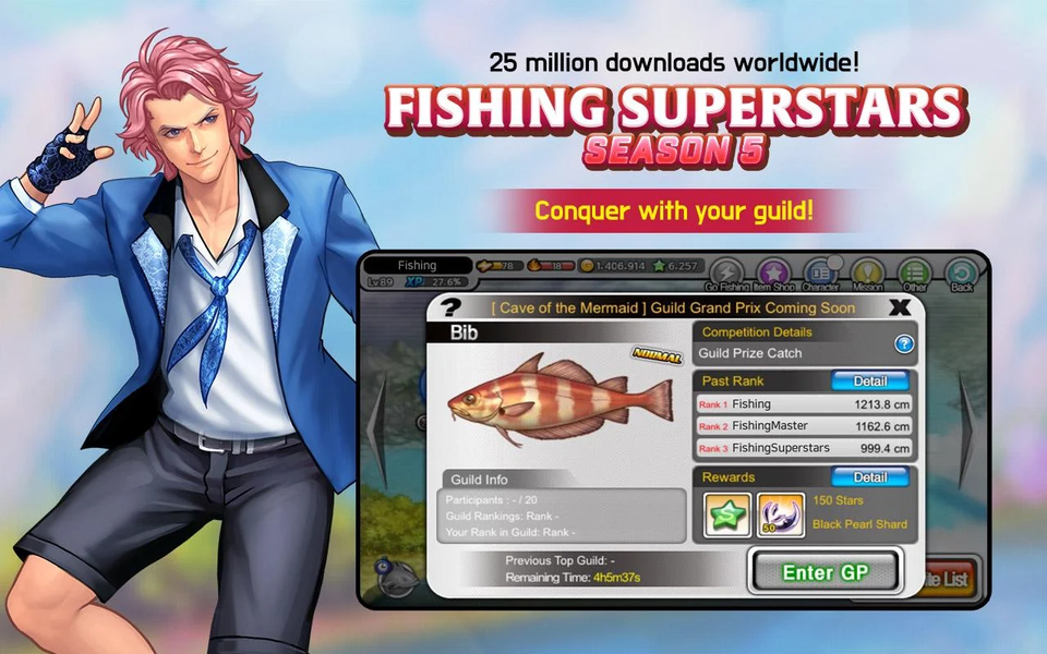 Fishing Superstars - Gameplay image of android game