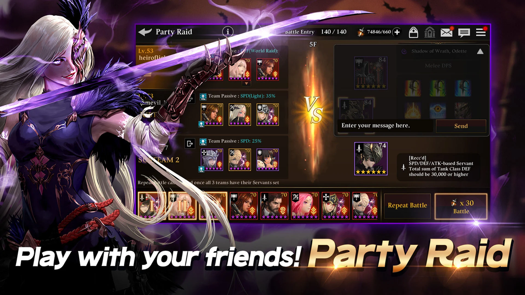 Heir of Light: Epic Shadow RPG - عکس بازی موبایلی اندروید