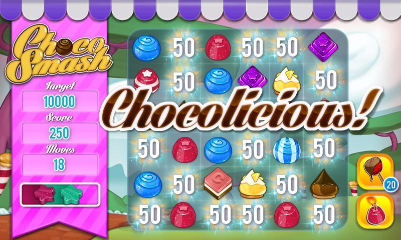 Choco Smash - عکس بازی موبایلی اندروید