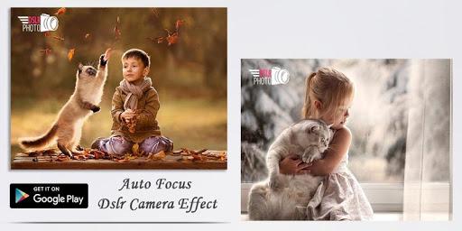 auto focus dslr camera effect - Image screenshot of android app